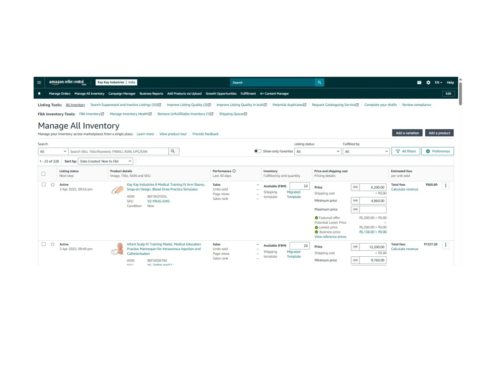 Amazon-inventory-management